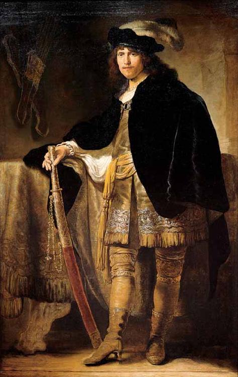 Ferdinand bol Portrait of a Young Man with a Sword China oil painting art
